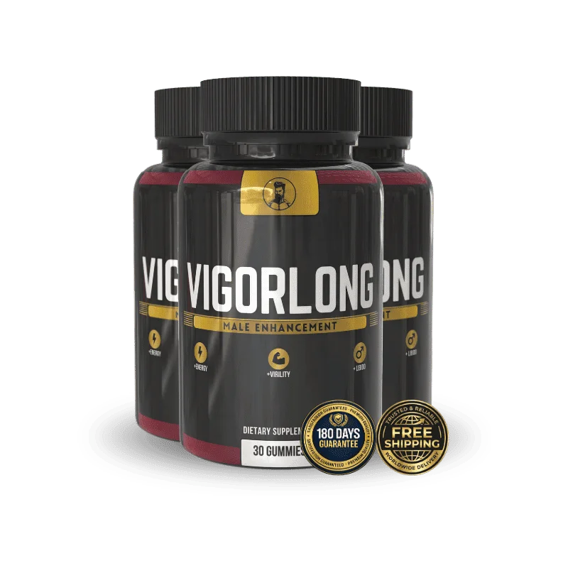 VigorLong Men's Wellness Relief Supplement — 3 Bottle / 90 Day Pack