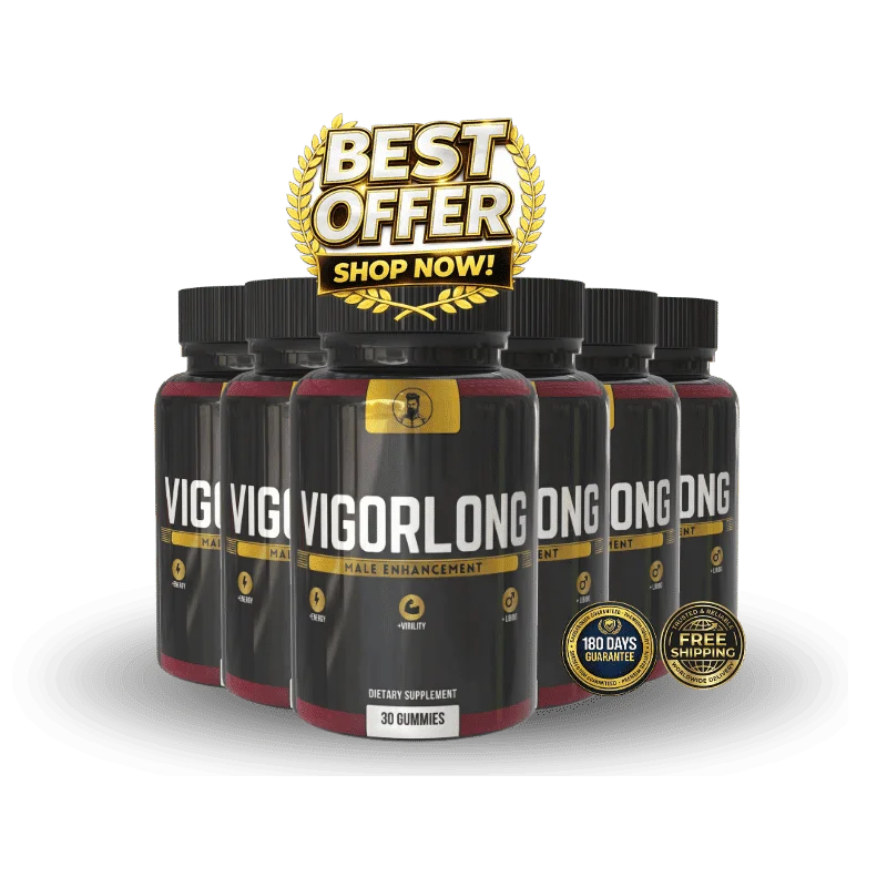 VigorLong Men's Wellness Relief Supplement — 6 Bottle / 180 Day Pack