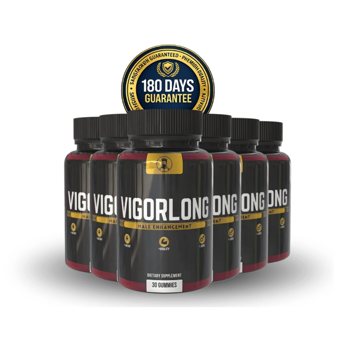 VigorLong Men's Wellness Relief Supplement — Front Label